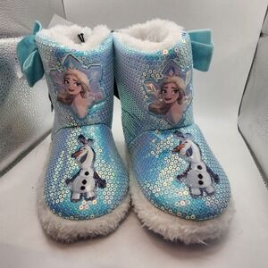 New Frozen Toddler Girls Slipper Bootie In 9-10 ~New with Tags-